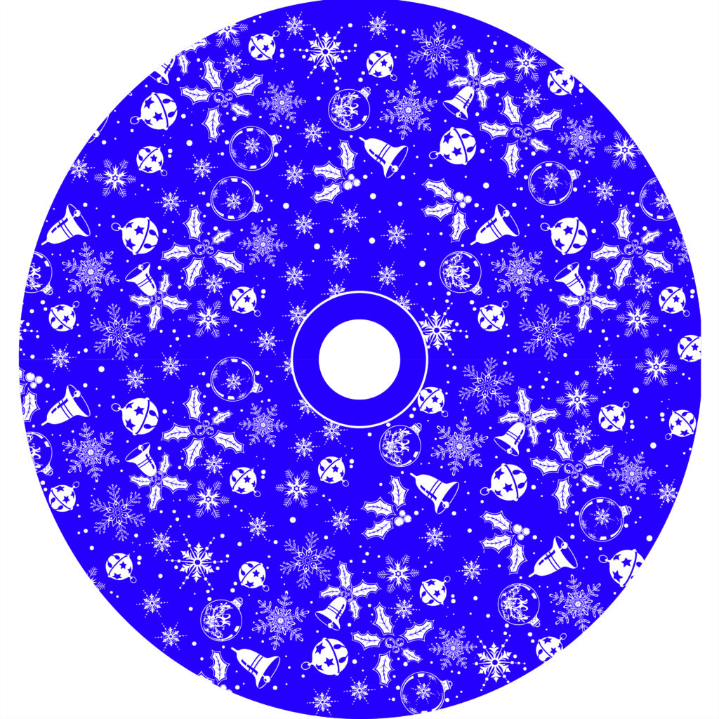 campanelle e palle blu